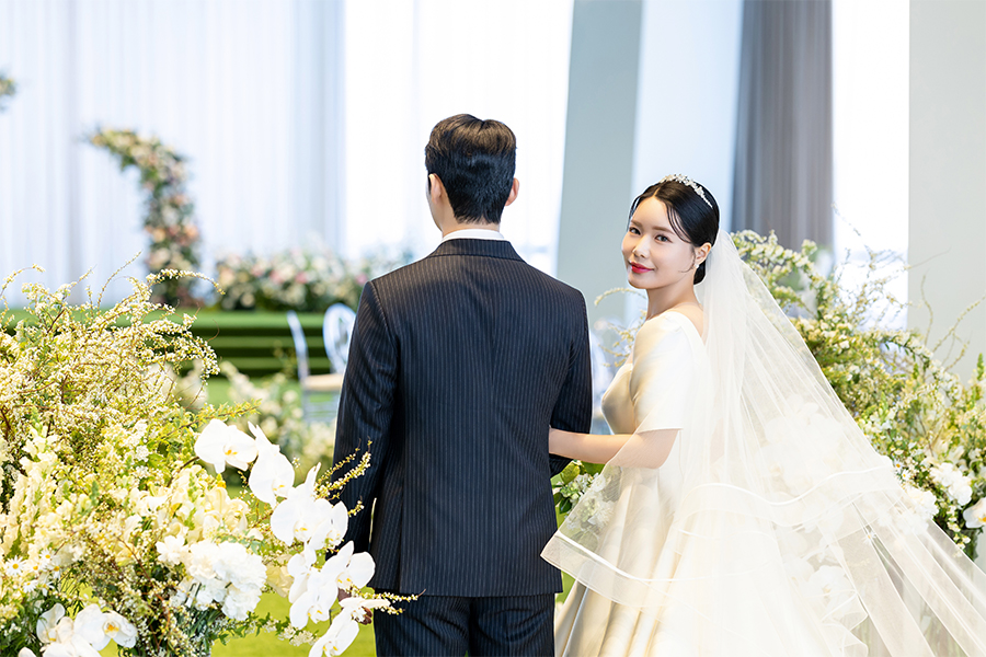 송도 예식장 결혼식 장면